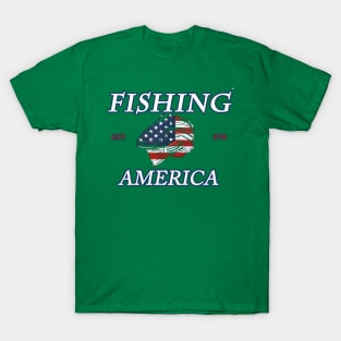 Fishing America bass T-Shirt